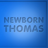 Geboortekaartje jongens symbool typografisch blauw (5000)